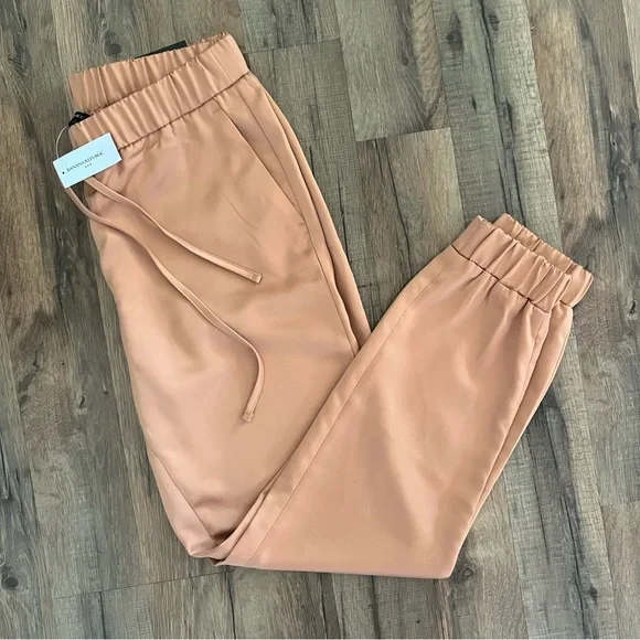 NWT Banana Republic Factory Satin Pull-on Joggers - Picture 8 of 8